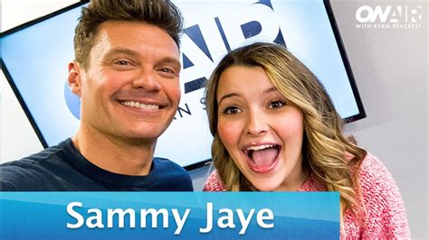 sammy jaye on interviewing julia michaels finneas and more on air with ryan seacrest youtube