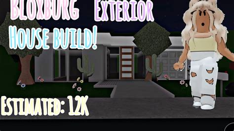 Bloxburg House Build Exterior 12k Roblox House Build Exterior