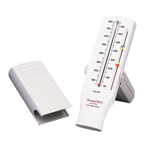 Peak flow meters are used for monitoring and controlling asthma, a lung disease that causes use a peak flow meter to help you evaluate the severity of an attack by measuring how efficiently you are. Personal Best Peak Flow Meter - Standard Range (60-810)-3981