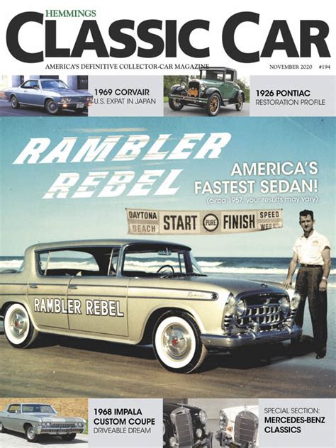 Hemmings Classic Car 112020 Download Pdf Magazines Magazines