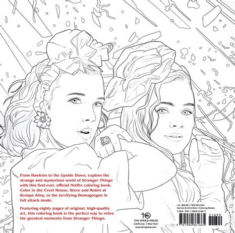 Stranger Things The Official Coloring Book Sc 2022 Ten Speed Press