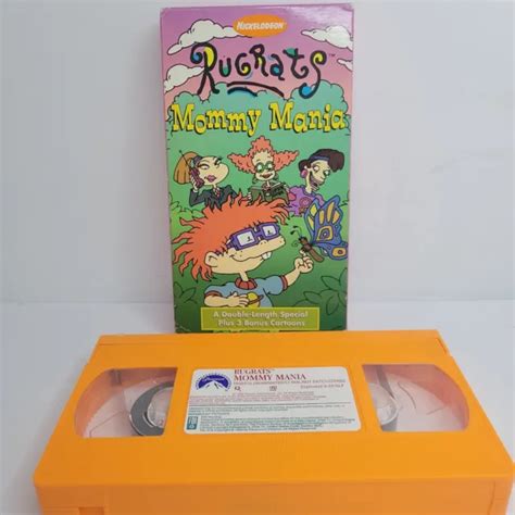 Rugrats Mommy Mania Nickelodeon Orange Vhs Original Picclick