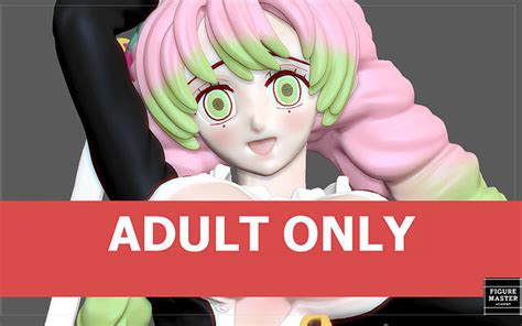 Kanroji Mitsuri Naked Adult Sexy Model Kimetsu Girl Character 3d Model