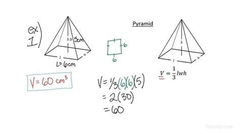 How To Find The Volume Of A Pyramid Geometry