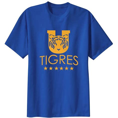 Tigres De Monterrey Uanl Mexico Men T Shirt Campeon Tigres Uanl Club