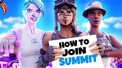 How To Join Team Summit How To Join A Fortnite Clan Youtube
