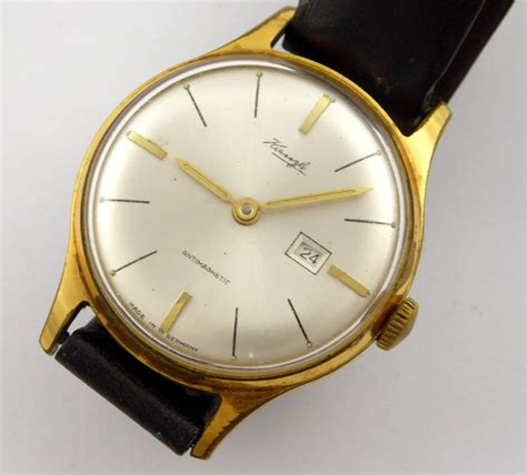 Vintage 1960s German Kienzle Wrist Watch With Day Date
