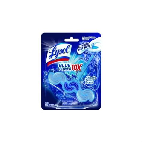 x2 lysol power and blue 6 automatic toilet bowl cleaner atlantic fresh scent for sale online ebay