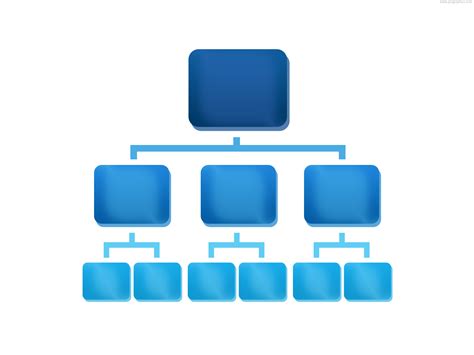 Organization Chart Icon Psd Psdgraphics