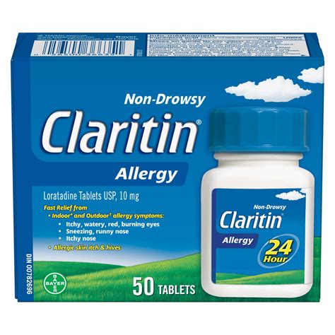 Claritin Allergy Medicine 24 Hour Non Drowsy Relief 10 Mg Walmart Canada