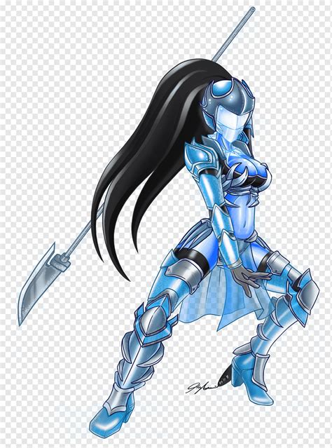 Armor Female Anime رائع الفن ، والدروع شخصية خيالية فتاة الساموراي