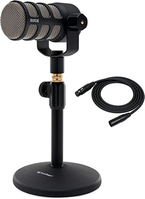 Rode Podmic Cardioid Dynamic Podcasting Microphone Bundle