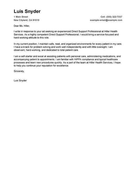 Maybe you would like to learn more about one of these? Leading Healthcare Cover Letter Examples & Resources ...