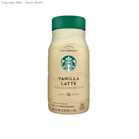 048500201312 Starbucks Vanilla Latte Iced Espresso Classics