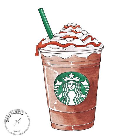 Starbucks Frappuccino Cup Drawing