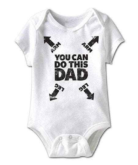 White You Can Do This Dad Bodysuit Infant Heart