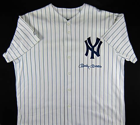 Mickey Mantle Autographed New York Yankees Jersey Memorabilia Center
