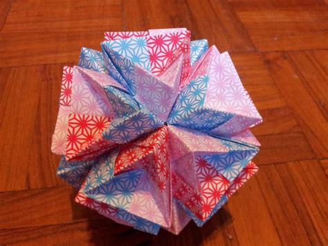 Origami Kusudama 3 By Mathmonkey On Deviantart