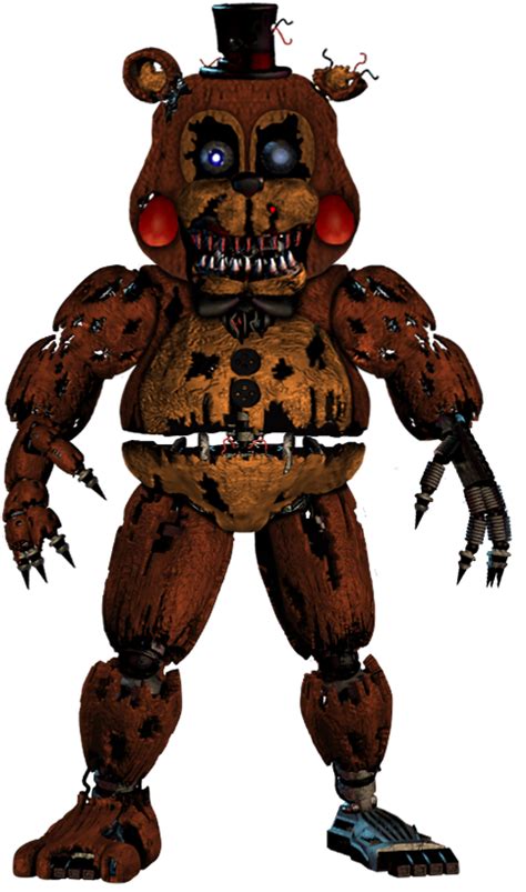 Fnaf 4 Nightmare Toy Freddy V2 By Ajosterio On Deviantart