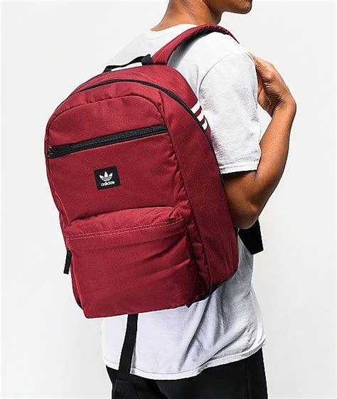Adidas Originals National Red Backpack Zumiez Red Backpack