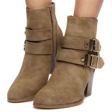 Womens Malena 12 Ankle Boots Taupe
