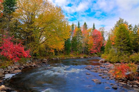 The Moose River On A Beautiful Fall Day Photograph By