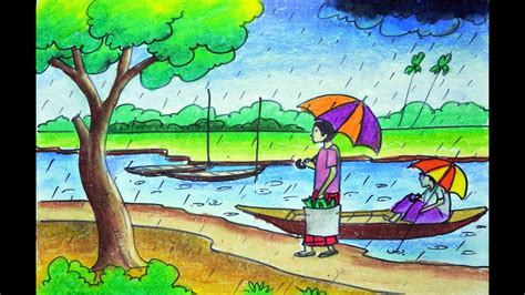 Rainy Day Drawing For Kids At Explore Collection