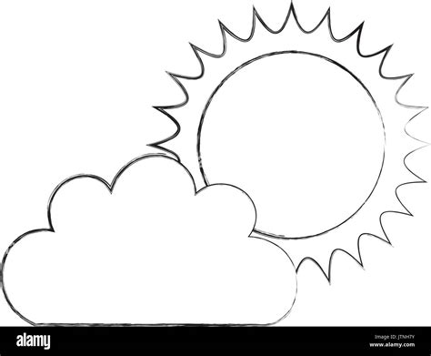 Sunny Clipart Black And White