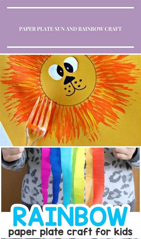 Lion Craft For Kids Using A Fork Sassy Dealz Crafts Rainbow Crafts