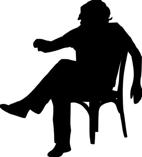 Man Sitting In Chair