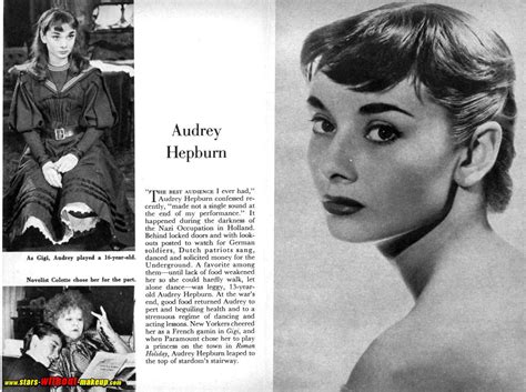 Audrey Hepburn Without Makeup