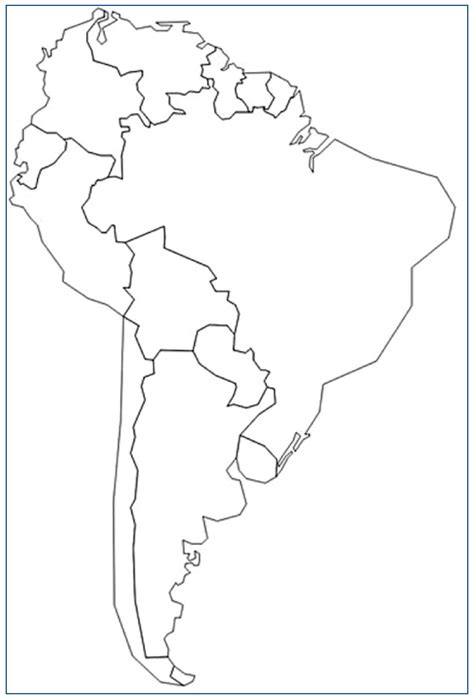 Mapa Da Am Rica Latina Para Colorir Ensino