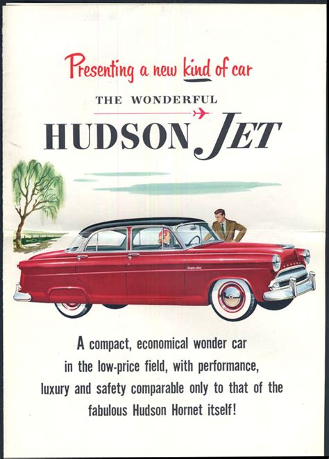 1953 Hudson Jet Sales Brochure Printed 11 52