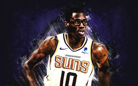 Jalen Smith Phoenix Suns Nba American Basketball Player Purple
