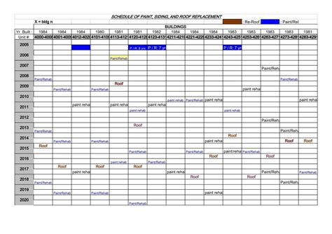 13 Equipment Maintenance Schedule Template Excel Sample Templates