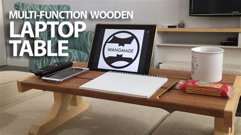 Building A Multi Function Wooden Laptop Table Youtube