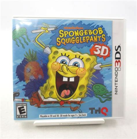 Spongebob Squigglepants 3d Nintendo 3ds 2011 For Sale Online Ebay