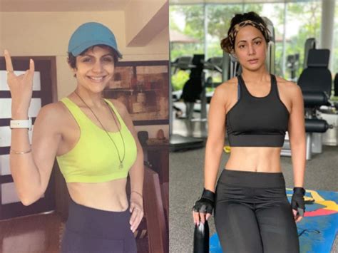 Mandira Bedi To Hina Khan 10 Tv Actresses Who Love To Flaunt Their Perfectly Shaped Abs The