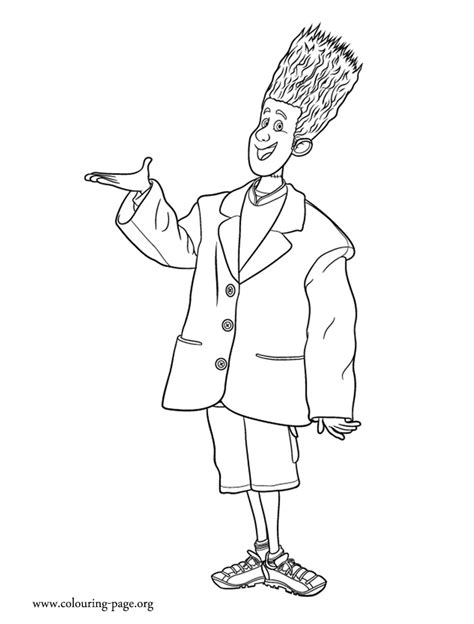 hotel transylvania johnnystein coloring page