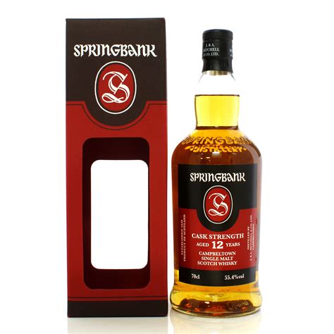 Springbank 12 Year Old Cask Strength Auction A34209 The Whisky Shop