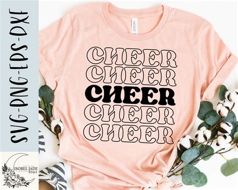 Cheer Svg Design Cheerleading Svg File For Cricut Cheer Mama Svg Cheer Shirt Svg Heart