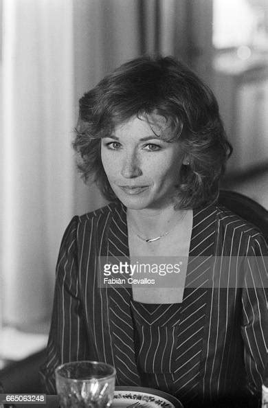 French Actress Marlene Jobert On The Set Of The 1979 Italian Film Il