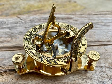Nautical Compass Vintage Compass Steampunk Brass Compass Etsy