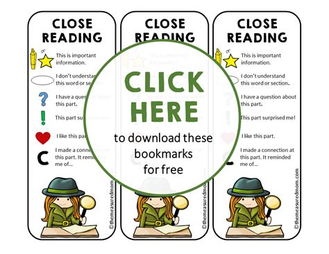 Close reading poster and bookmarks | Close reading, Close reading bookmarks, What is close reading