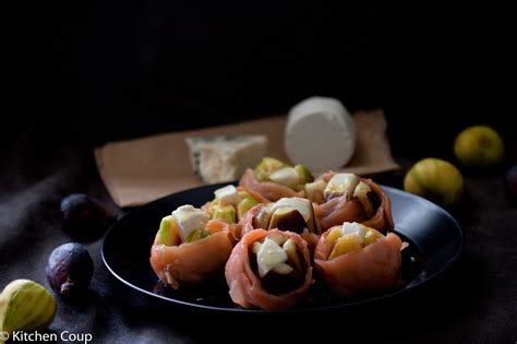 Smoked Salmon Wrapped Figs With Goat Cheese Kitchen Coup