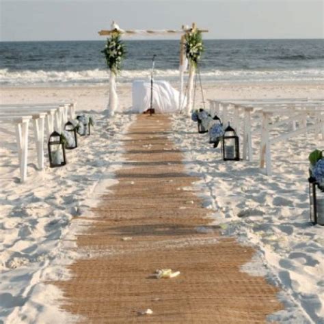 Simple And Pretty Rustic Beach Wedding Beach Wedding Decorations
