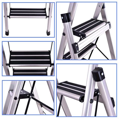 Aluminium Aluminum Premium Gold 5 Step Ladder Five Steps Sizedimension 174 X 57 Cm Height X