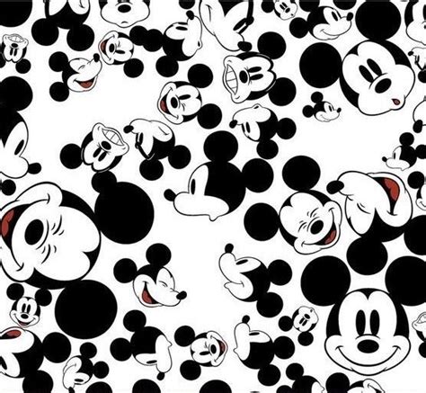 Mickey Pattern Arte De Mickey Mouse Impresión De Pantalla Y Dibujos