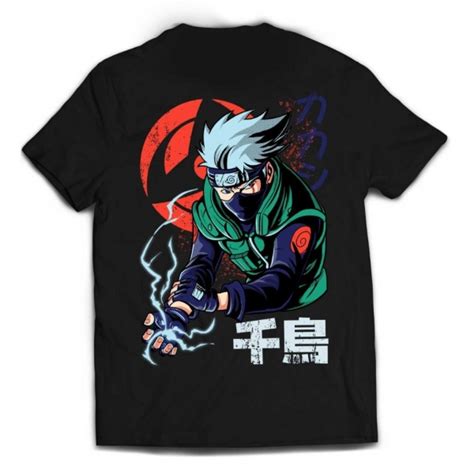 Camiseta Naruto Kakashi Chidori Xg Kingsgeek