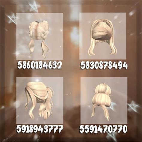 Blonde Bloxburg Hair Codes In Roblox Pictures Bloxburg Decal Hot Sex Picture